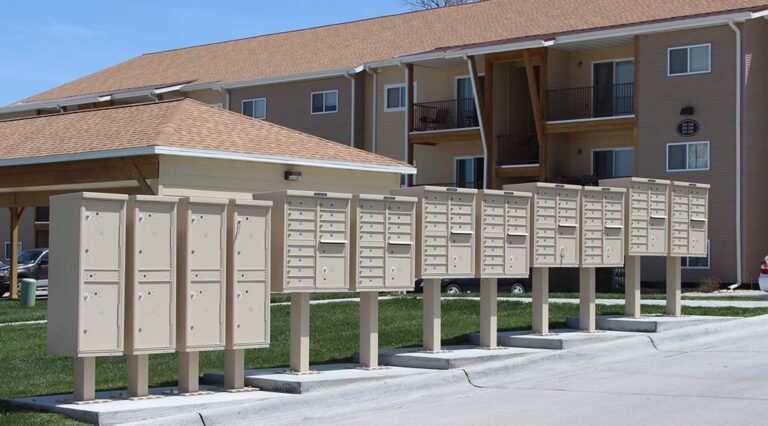 Secure, stylish mailboxes for shared spaces and offices