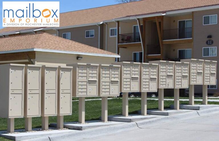 Elegant Central Mailbox Units for Secure, Quiet Delivery