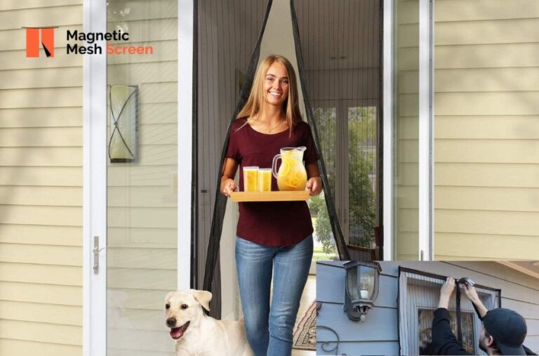 Effortless Pest Protection with Magnetic Mesh Screens for Home