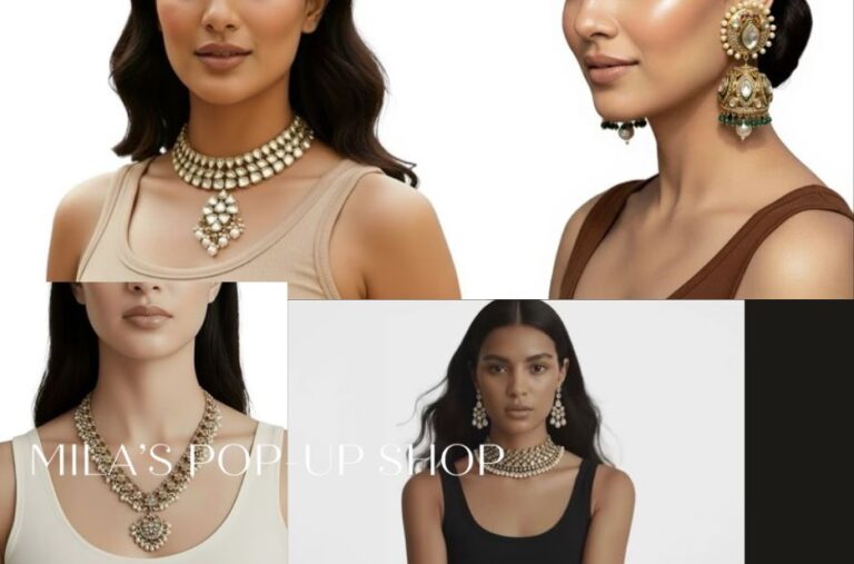 Graceful Pearl Drop Asha Choker for Festive Looks