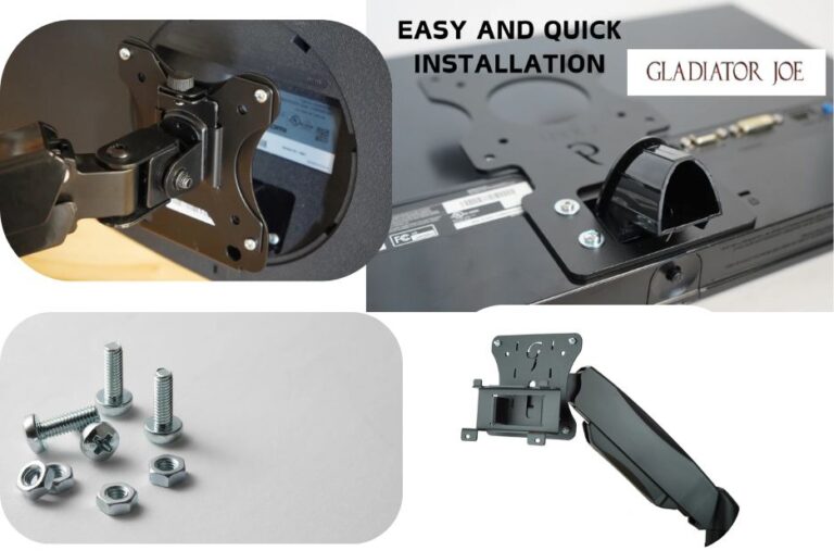 Secure, flexible monitor mounting for a tidy workspace