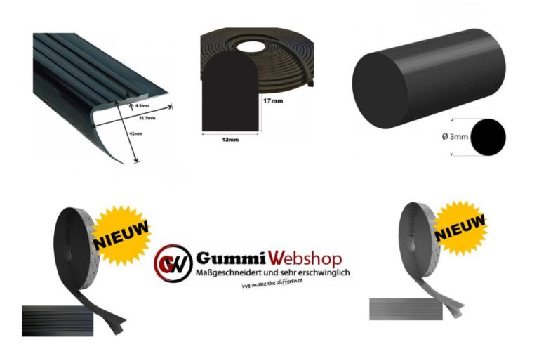 Premium-T-Profile aus EPDM-Spezifikation für langlebige Anwendungen