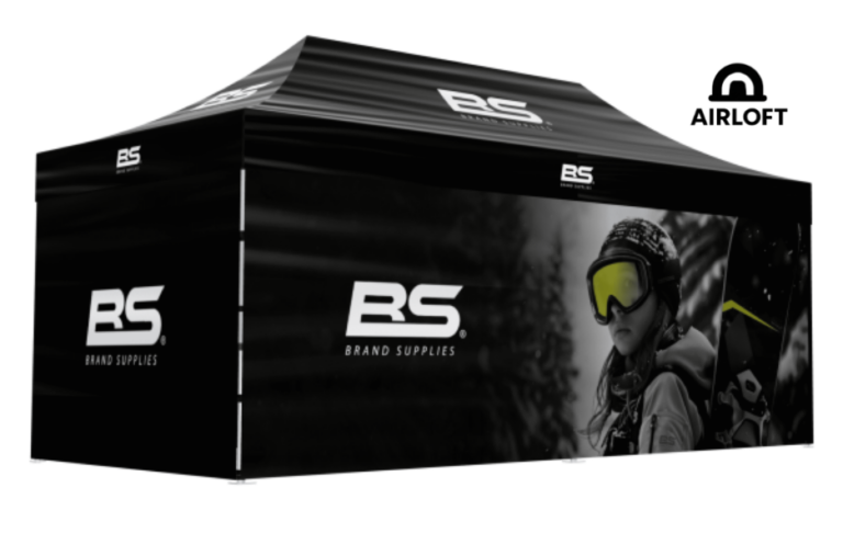 Create standout corporate events with a branded outdoor shelter