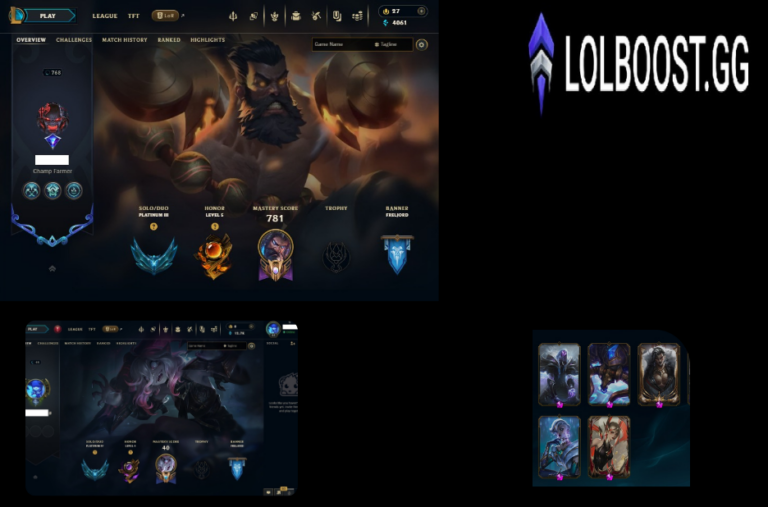 Extremely Diverse League of Legends Accounts for Your Play Style